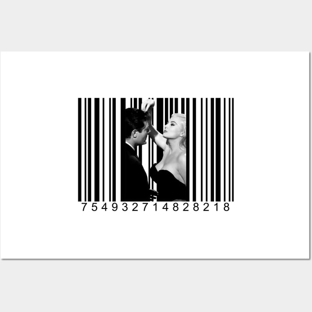 La Dolce Vita in Barcode Wall Art by luigitarini